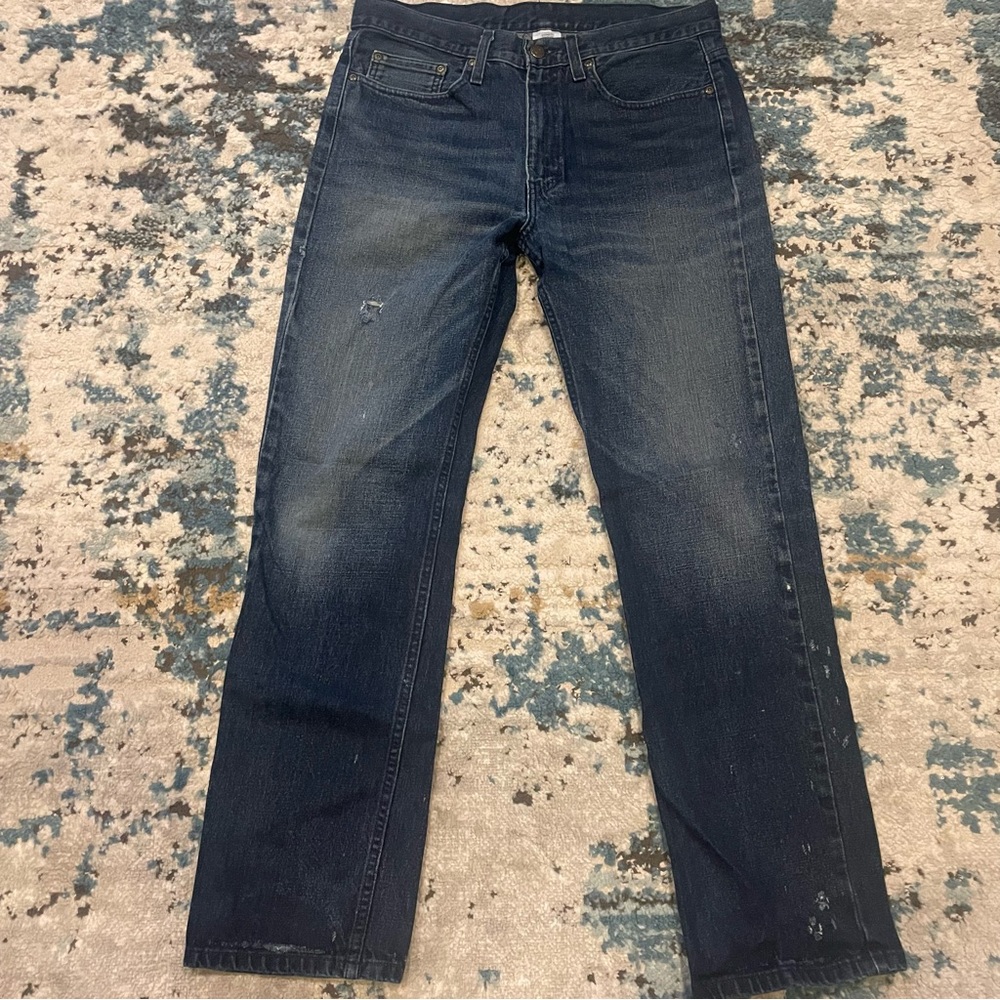 Faded Glory Men's Dark Blue Straight Jeans
